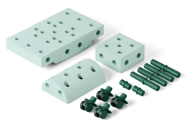 MODU® Curiosity Set Konstruktionsspielzeug mint/dunkelgrün
