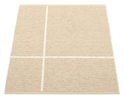 Pappelina Teppich Fred Beige Vanilla 70 x 90 cm FR6E709