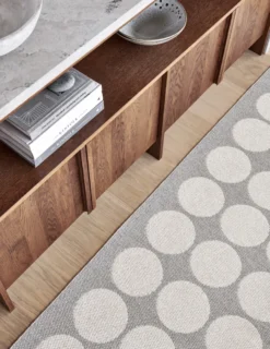 Pappelina Teppich Hugo Linen Vanilla 70 x 320 cm HU9F732