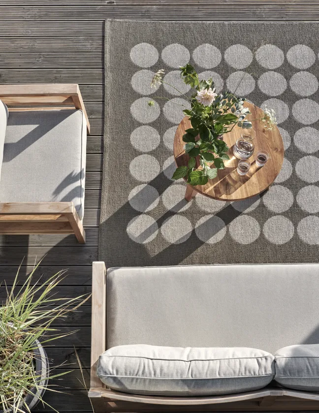 Pappelina Teppich Hugo Walnut Linen 70 x 320 cm HU6K732