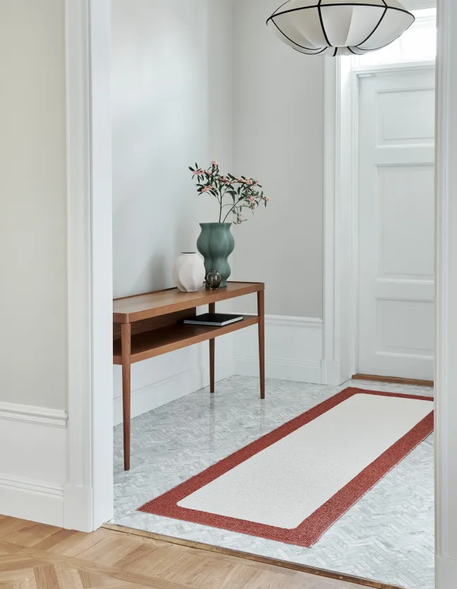 Pappelina Teppich Ilda Brick Vanilla 180 x 180 cm IL4C1818