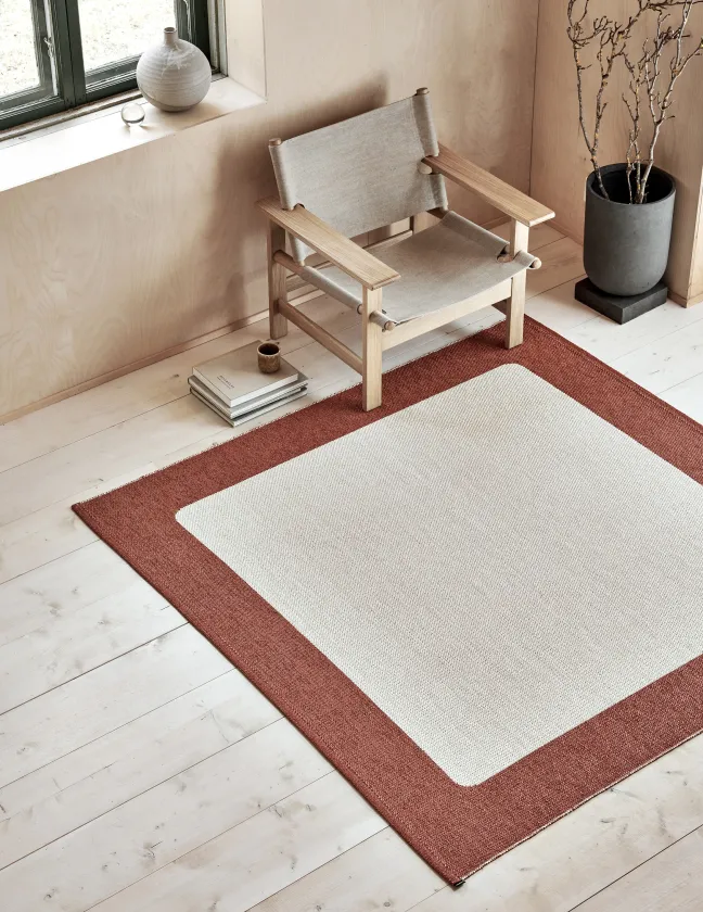 Pappelina Teppich Ilda Brick Vanilla 70 x 240 cm IL4C724