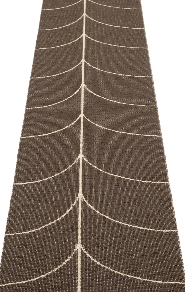 Pappelina Teppich LEIF Dark Brown 70 x 270cm LE6F727