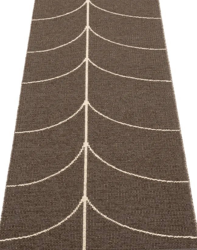 Pappelina Teppich LEIF Dark Brown 70 x 180cm LE6F718
