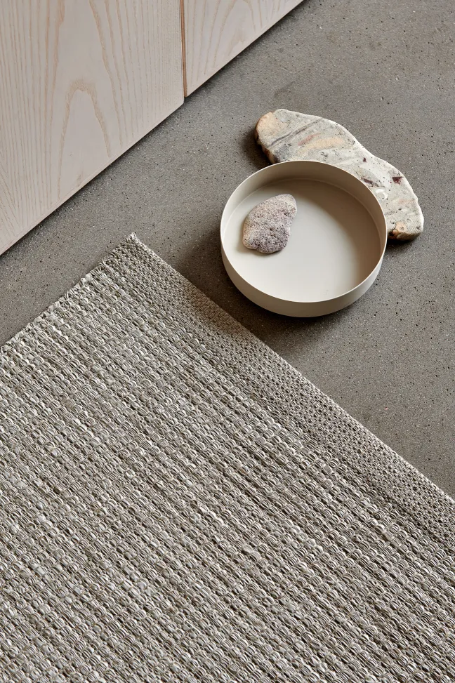 Pappelina Teppich Sam Dark Linen/Linen - Linen warp 70 x 300 cm SAM9G730