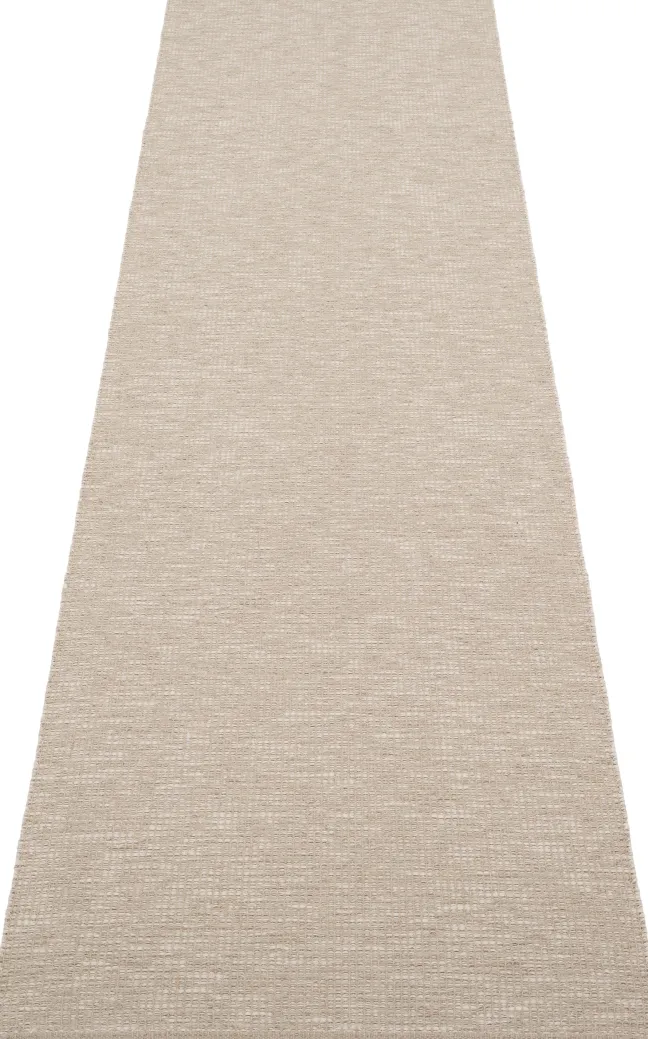Pappelina Teppich Sam Dark Linen/Linen - Linen warp 70 x 300 cm SAM9G730