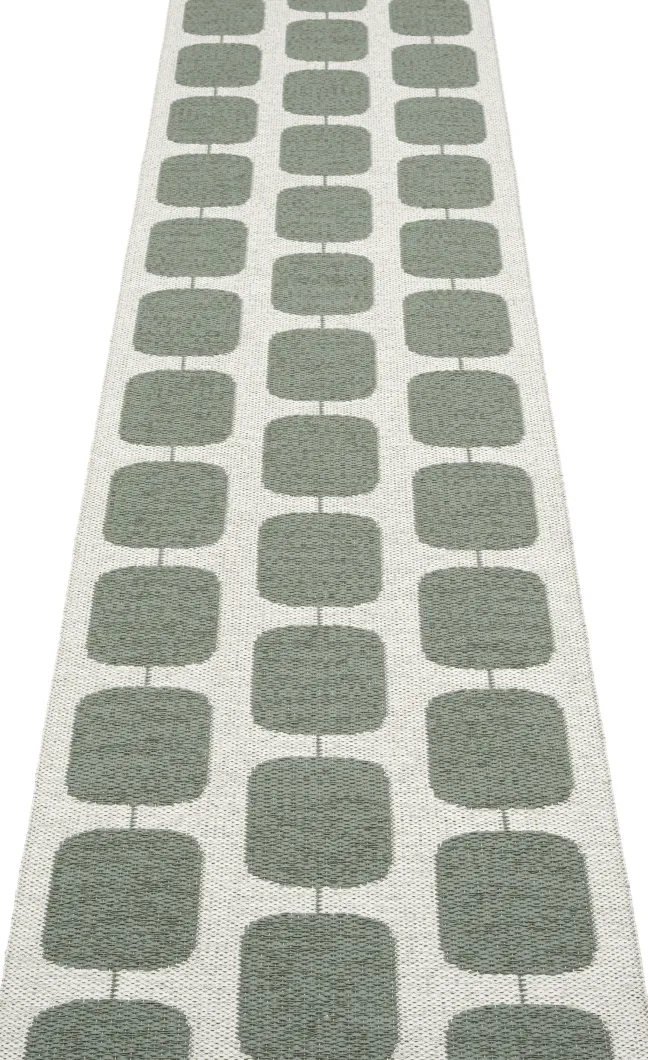 Pappelina Teppich Sten Army Fossil grey 70 x 300 cm ST1G730