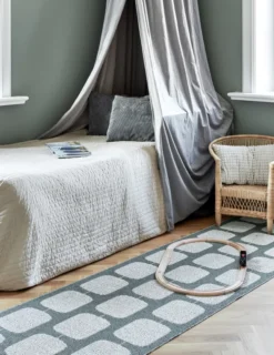 Pappelina Teppich Sten Army Fossil grey 70 x 300 cm ST1G730