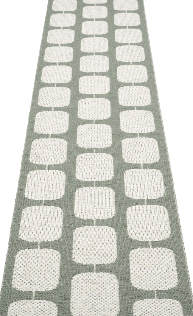 Pappelina Teppich Sten Army Fossil grey 70 x 300 cm ST1G730