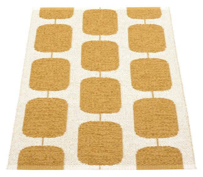 Pappelina Teppich Sten Ochre Vanilla 70 x 100 cm ST5B710