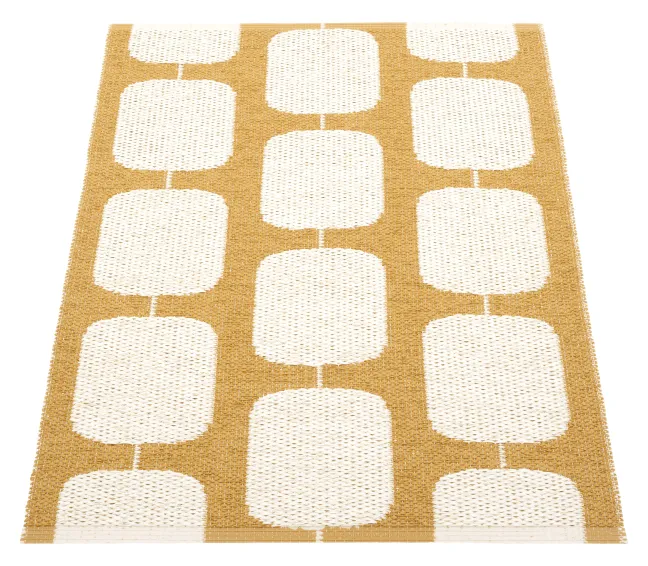 Pappelina Teppich Sten Ochre Vanilla 70 x 100 cm ST5B710