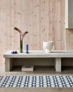 Pappelina Teppich TOM Ocean Blue 70 x 240 cm TOM3F724