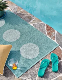 Pappelina Teppich VERA POP Jade 70 x 360 cm VP1A736