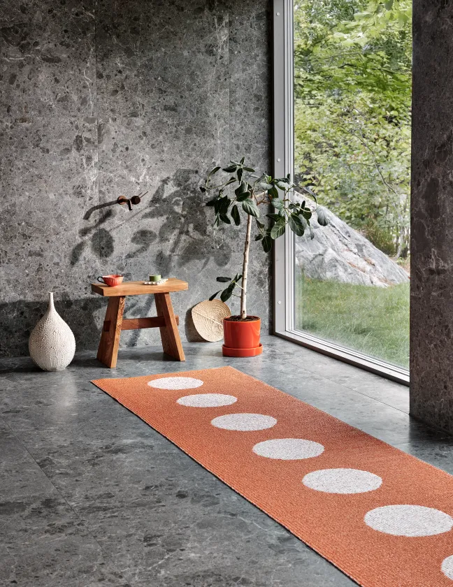Pappelina Teppich VERA POP Pale Orange 70 x 50 cm VP4A705