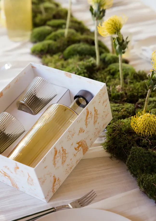 Paveau Cable Geschenkset Flasche + 2 Gläser