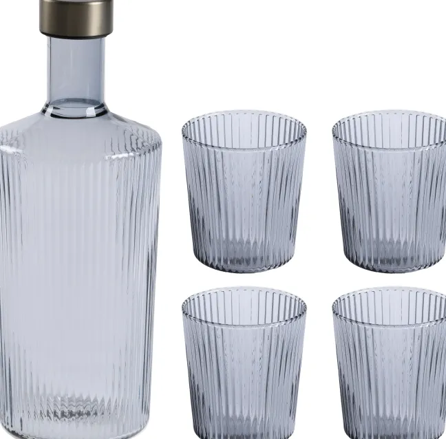 Paveau Twilight Set Flasche + 4 Gläser