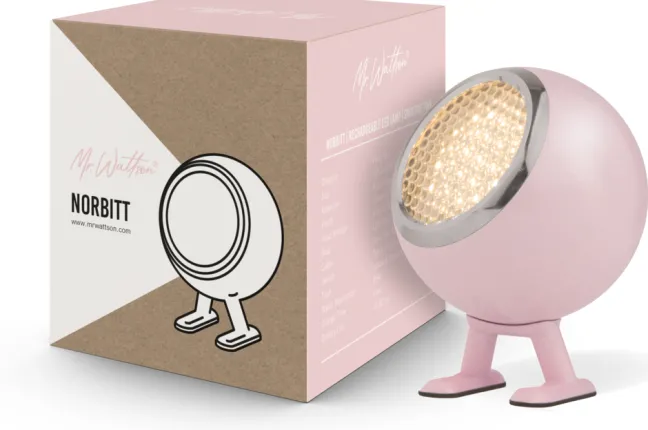 PIFFANY Copenhagen Norbitt 3.0 LED Lampe wiederaufladbar Smoothie Pink
