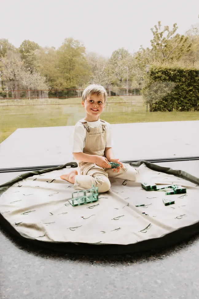 Play&Go Prints 2 in 1 Spielzeugsack Ø140cm croco