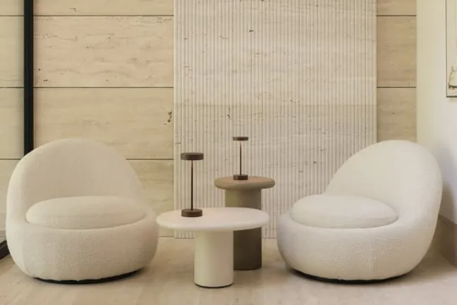 QOOZII - IBIZA - Kabellose LED Tischlampe - Corten