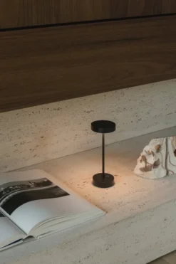 QOOZII - IBIZA MINI - Kabellose LED Tischlampe - Schwarz
