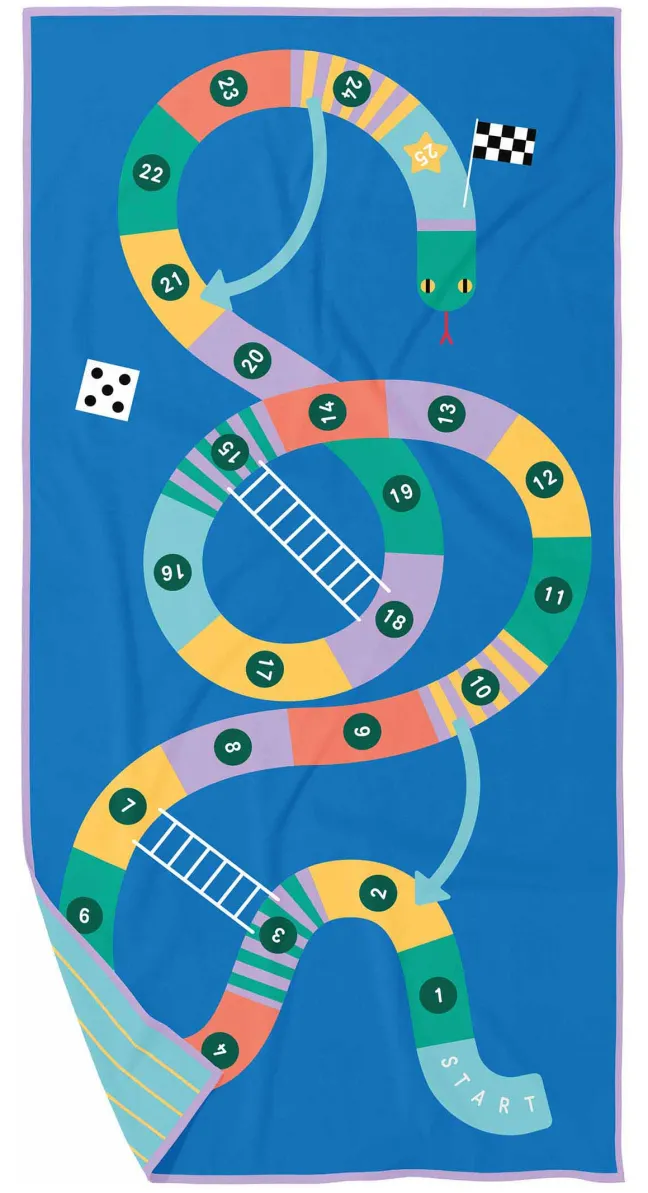 Quut Spieltuch M (140 x 70cm) Snakes & Ladders