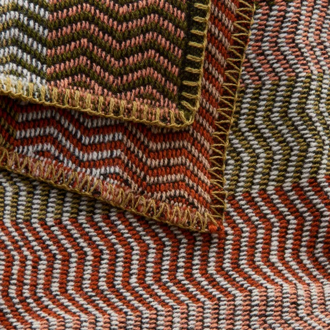 Roros Tweed FRI Lammwolldecke 150 x 200cm Harvest 3453