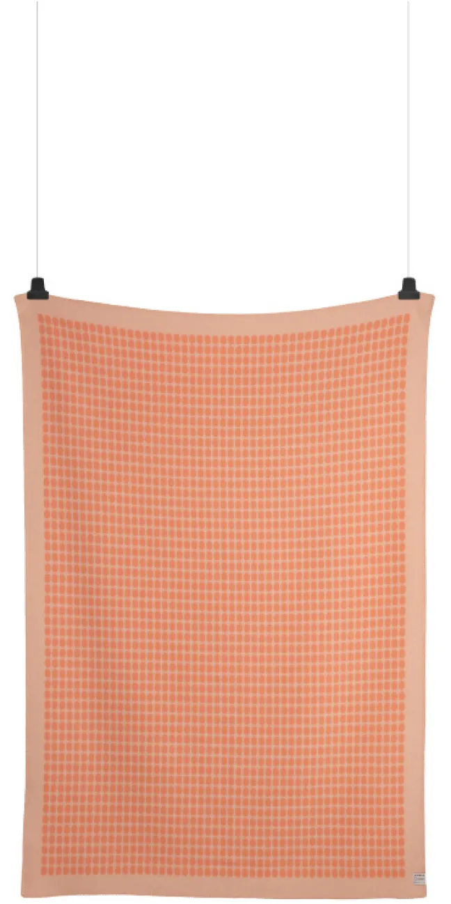 Roros Tweed PALETTE Lammwolldecke Coral 200x135cm 6254