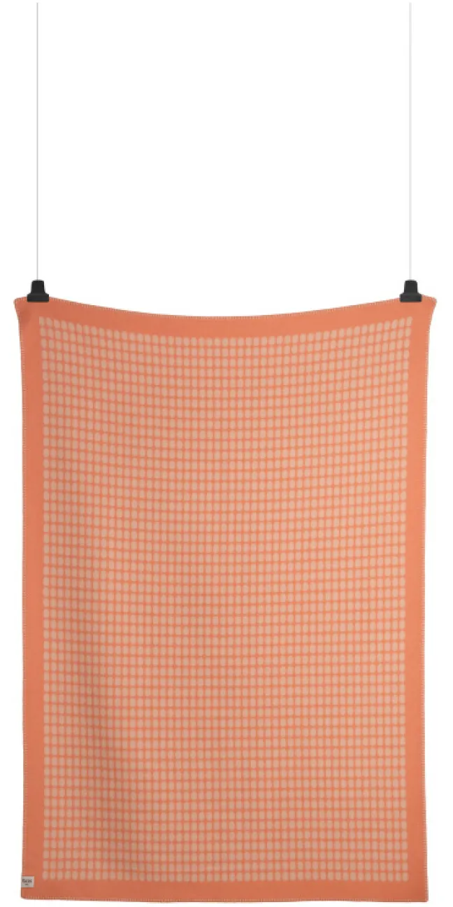 Roros Tweed PALETTE Lammwolldecke Coral 200x135cm 6254