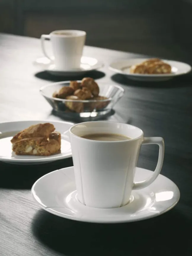 Rosendahl Grand Cru Kaffeetasse mit Untertasse 26 cl weiß