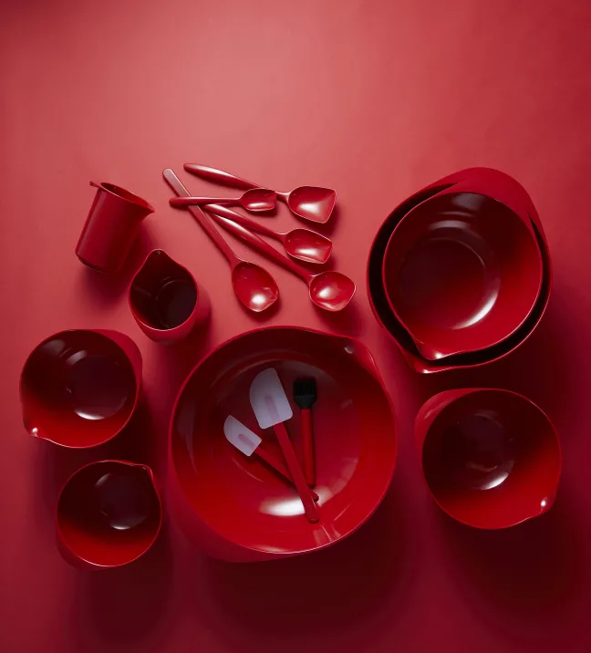 Rosti Backpinsel Classic Silikon Rot