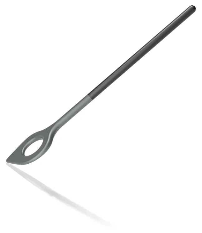 Rosti Kochlöffel mit Loch Optima 31 x 5,5 x 1 cm Schwarz Nylon