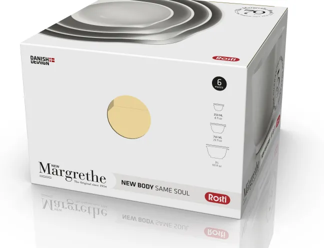 Rosti Margrethe 3er-Set Durostima® 0,25 + 0,75 + 3 L Weiß