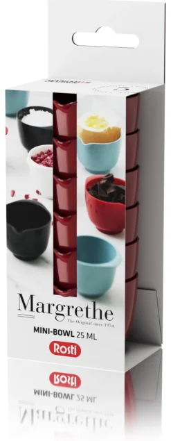 Rosti Margrethe Mini Bowl 6er-Set 25 ml Rot Sale