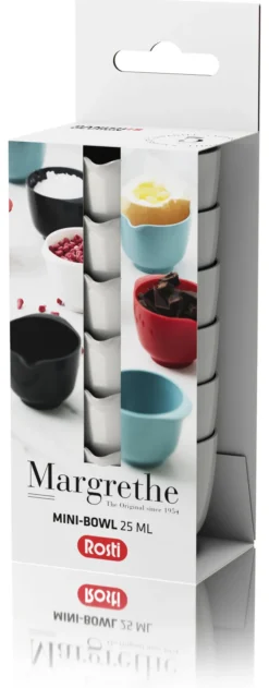 Rosti Margrethe Mini Bowl 6er-Set 25 ml Weiß