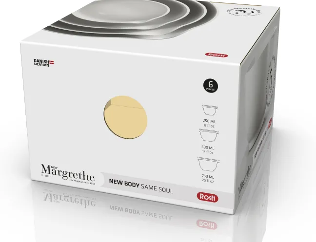 Rosti Margrethe Mini-Schüssel-3er-Set Durostima® 0,25 + 0,5 + 0,75 L Weiß