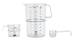 Rosti Messbecher Set Mensura 3-teilig Klar