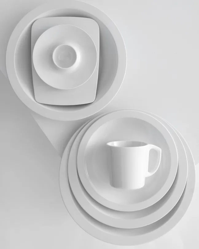 Rosti Speiseteller Hamlet 24,5 cm Weiss