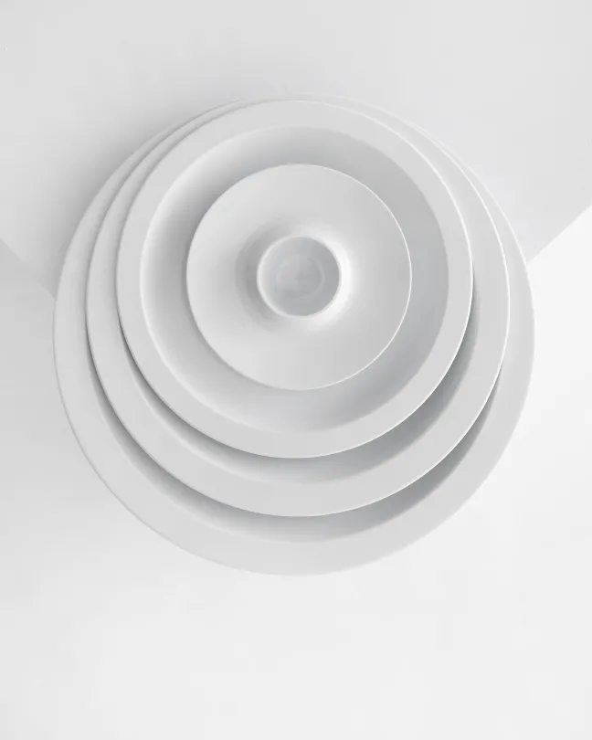 Rosti Speiseteller Hamlet 24,5 cm Weiss