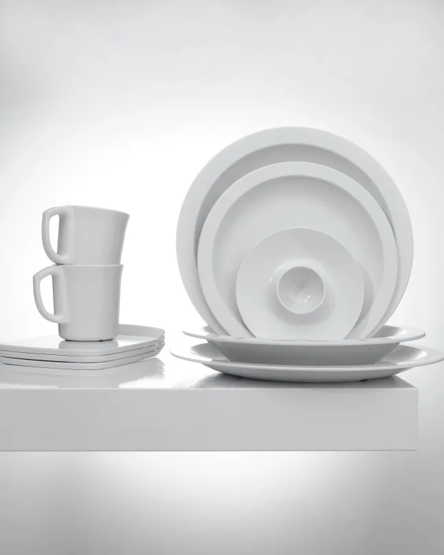 Rosti Speiseteller Hamlet 24,5 cm Weiss