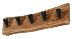 Rubjerg Design Garderobe Edge 5 Haken Akazie massiv natur