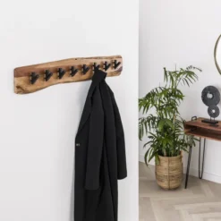 Rubjerg Design Garderobe Edge 8 Haken Akazie massiv natur