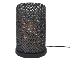 Rubjerg Design Tischleuchte Armor Metall schwarz/braun
