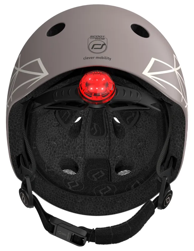 Scoot & Ride Helm XXS-S Graphics brown lines