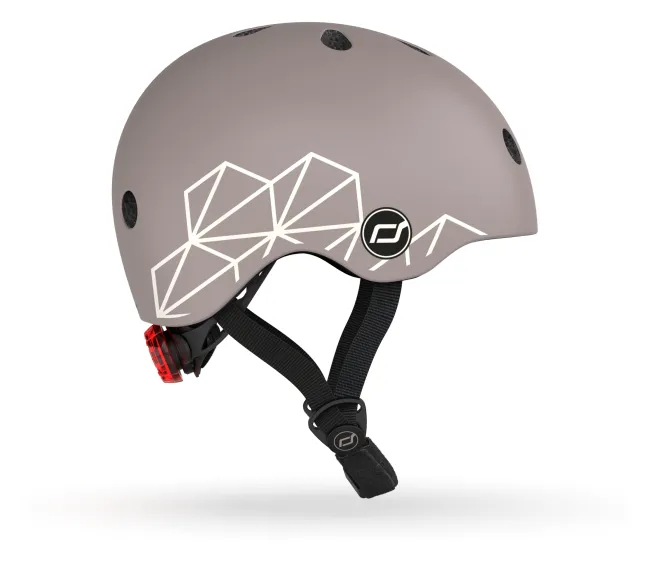 Scoot & Ride Helm XXS-S Graphics brown lines