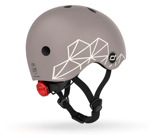 Scoot & Ride Helm XXS-S Graphics brown lines
