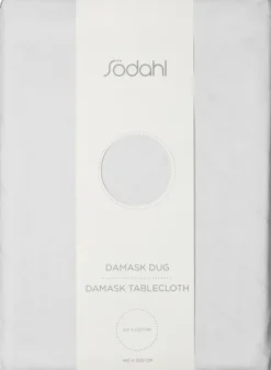 Södahl Tischtuch 140x220cm Tiles Damask weiß