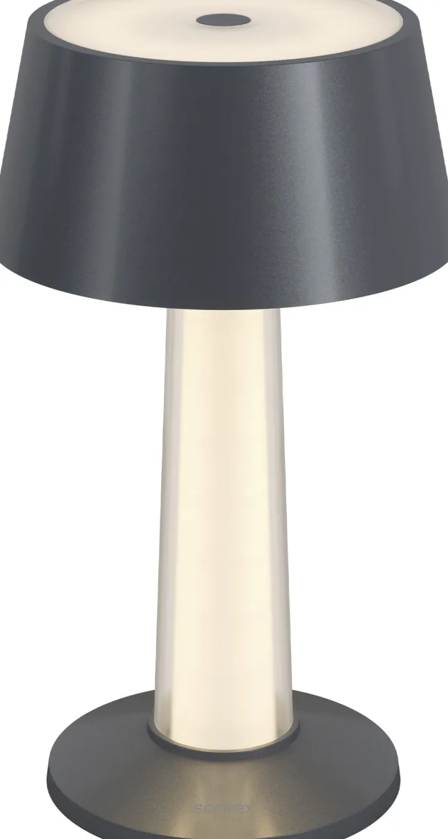 SOMPEX LULU Akku-Tischleuchte graphit metallic