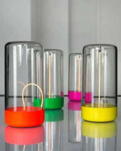 SOMPEX PULSE Akku-Tischleuchte neon pink