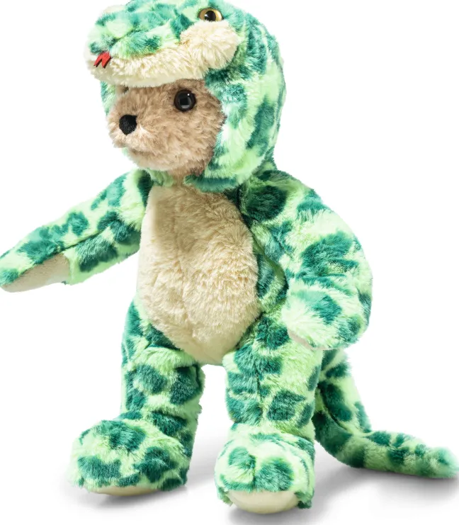 Steiff Hoodie-Teddybär Schlange 27cm grün