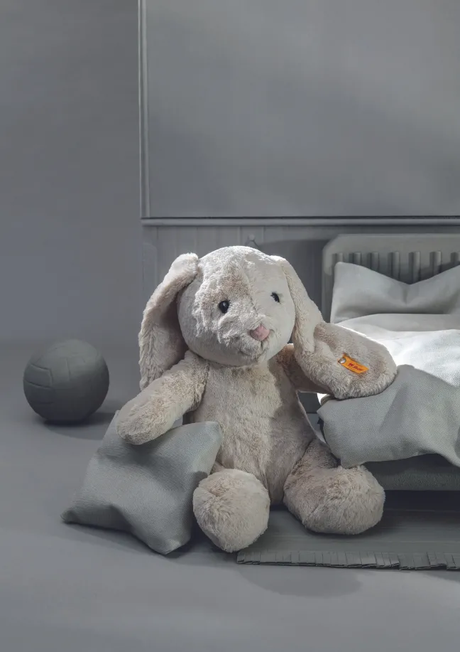 Steiff Hoppie Hase 28cm hellgrau 80470